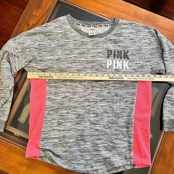 Victorias Secret Pink Medium Sweatshirt Warm Gray - Picture 9 of 12